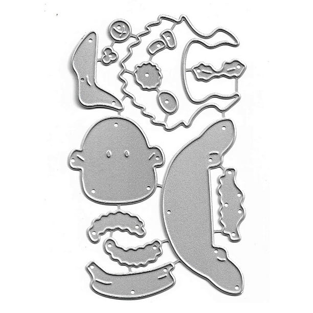 Santa Claus Set Metal Cutting Dies Stencil Scrapbooking Embossing Christma JD Santa Claus Set Metal Cutting Dies Stencil Scrapbooking Embossing Christma JD